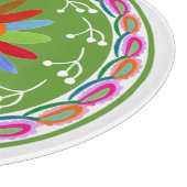 Modernes Otomi-Design Schneidebrett (Ecke)