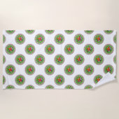 Modernes Otomi-Design Strandtuch (Vorderseite)