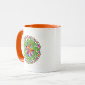 Modernes Otomi-Design Tasse (Vorderseite Links)