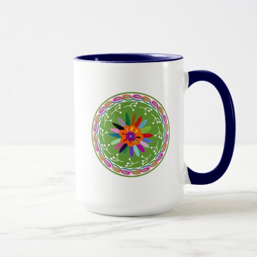 Modernes Otomi-Design Tasse (Rechts)