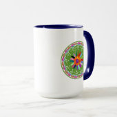 Modernes Otomi-Design Tasse (VorderseiteRechts)