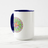 Modernes Otomi-Design Tasse (Vorderseite Links)