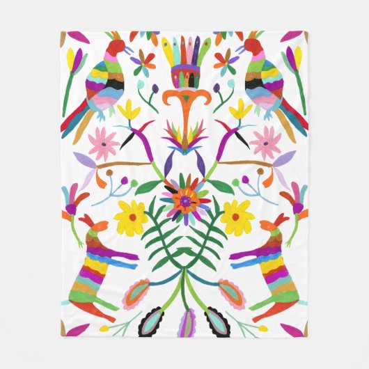 Modernes Otomi I Fleecedecke (Vorderseite)