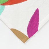 Modernes Otomi I Fleecedecke (Ecke)