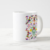 Modernes Otomi I Jumbo-Tasse (Vorderseite Rechts)
