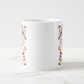 Modernes Otomi I Jumbo-Tasse (Vorderseite)