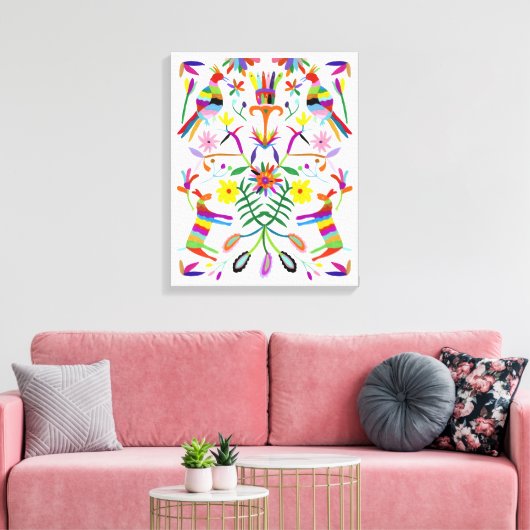 Modernes Otomi I Leinwanddruck (Insitu (Wohnzimmer))