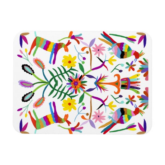 Modernes Otomi I Magnet (Horizontal)