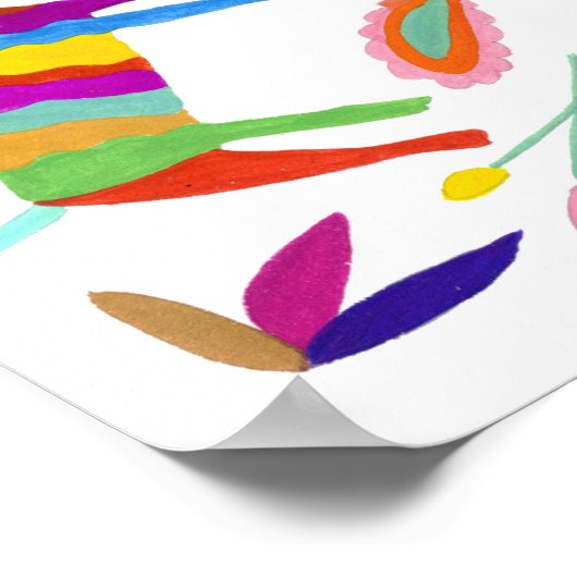 Modernes Otomi I Poster (Ecke)