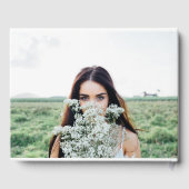 Modernes Overlay | ABSCHLUSS FOTO Gästebuch (Rückseite)