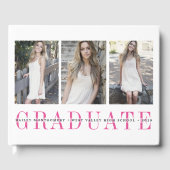 Modernes Overlay | ABSCHLUSS FOTO Gästebuch (Vorderseite)