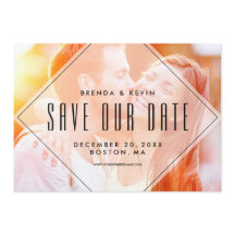 Modernes Overlay | Foto Ankündigung Datum freihalt