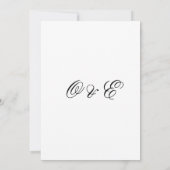 Modernes Overlay-Foto - Hochzeit individuell gesta Einladung (Rückseite)