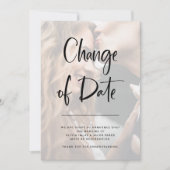 Modernes Overlay | Foto Hochzeitwechsel Einladung (Vorderseite)