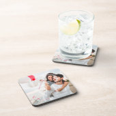 Modernes Overlay-Foto "LIEBE" Getränkeuntersetzer (Rechte Seite)