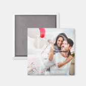 Modernes Overlay-Foto "LIEBE" Magnet (Vorderseite/Rückseite)