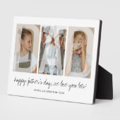 Modernes Overlay Vater Family Foto Fotoplatte (Seite)