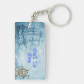 Modernes Ozeanwetter Schlüsselanhänger (Rückseite)