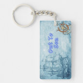 Modernes Ozeanwetter Schlüsselanhänger (Vorderseite)