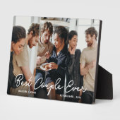 Modernes Paar 3 Foto Collage Bestes Paar je Fotoplatte (Seite)