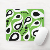 Modernes Paisley - Grün Mousepad (Mit Mouse)
