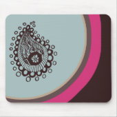 Modernes Paisley Mousepad (Vorne)