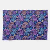 Modernes Paisley-Muster Geschirrtuch (Horizontal)