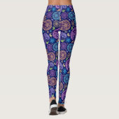 Modernes Paisley-Muster Leggings (Rückseite)