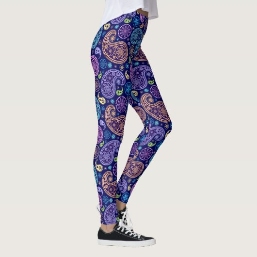 Modernes Paisley-Muster Leggings (Rechts)