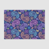Modernes Paisley-Muster Seidenpapier (Vorderseite)