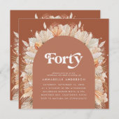 Modernes Pampas-Gras-Terrakotta 40. Foto (Vorne/Hinten)