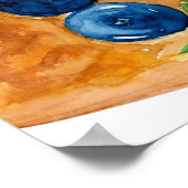 Modernes Pancakes Küche Schönes Frühstück Poster (Ecke)