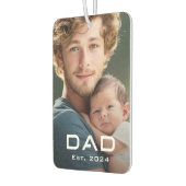 Modernes Papa ist das neue Baby Foto des Vaters Autolufterfrischer (Links)