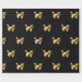 Modernes Papier für das Gold der Katze Geschenkpapier (Flach)