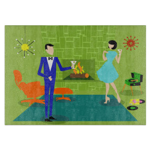 Modernes Pappbrett aus dem Mittelalter Schneidebrett