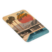 Modernes Paradies Mitte des Jahrhunderts: Palmspri Magnet (Rechte Seite)