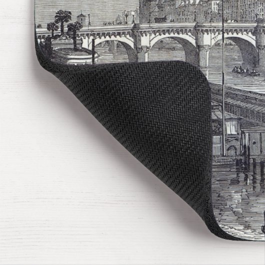 Modernes Paris: Das Pont Neuf, 1845 Mousepad (Ecke)
