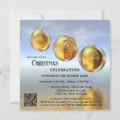 Modernes Party Abstrakter Weihnachtsfirmen Einladung (Vorderseite)