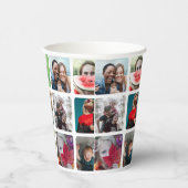 Modernes Party-Collage Muster Pappbecher (Rechts)