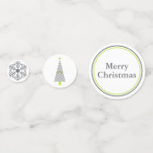 Modernes Party Confetti Konfetti (Vorderseiten)