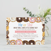 Modernes Party des Sprinkle-Geschlechts Einladung (Stehend Vorderseite)