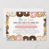 Modernes Party des Sprinkle-Geschlechts Einladung (Vorderseite)