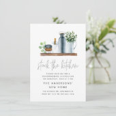 Modernes Party Die Küchenherstellung Einladung (Stehend Vorderseite)