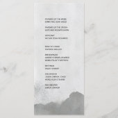 Modernes Party-Flachprogramm Programm (Rückseite)