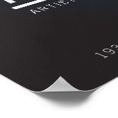 Modernes Party Flyer Ankündigung Poster (Ecke)