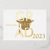 MODERNES PARTY FOLIENEINLADUNG (Vorderseite)