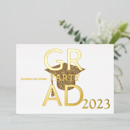 MODERNES PARTY FOLIENEINLADUNG