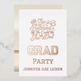 MODERNES PARTY FOLIENEINLADUNG