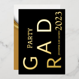 MODERNES PARTY FOLIENEINLADUNG