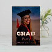 MODERNES PARTY FOLIENEINLADUNG (Stehend vorne)